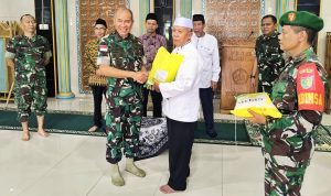 Pangdam Pamitan ke Panti Asuhan, Dandim Dampingi Salurkan Tali Asih