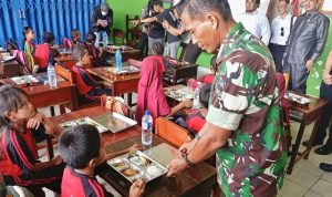 MBG Perdana Diresmikan di Skanto, Kodim 1701/Jayapura All Out Kawal Keberhasilan