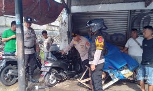 Respon Cepat Layanan 110 Polri, Polsek Panongan Tangani Laka Tunggal di Panongan