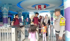 Polsek Pasar Kemis Laksanakan Pengamanan dan Pemantauan Wisata Batavia Splash, Pastikan Keamanan Pengunjung