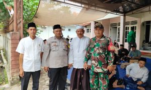 Bhabinkamtibmas dan Babinsa Pasar Kemis Takziah ke Warga, Wujud Empati dan Kepedulian Sosial