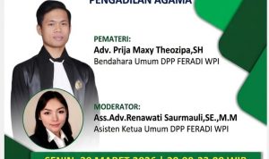 Webinar Pendidikan Hukum FERADI WPI kembali Digelar Setelah Libur Idul Fitri
