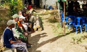 Sambangi Warga Binaan, Babinsa Tinus Ajak Jaga Kamtibmas dan Kesehatan