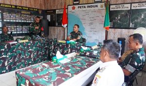 Pangdam XXIV/MT Tinjau Pos Kotis Satgas Pamtas Yonif 123/Rajawali di Mappi, Tegaskan Menjaga Profesionalisme dan Kedisiplinan