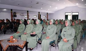 Perkuat Iman dan Ketahanan Keluarga, Prajurit Kodim Merauke Mengikuti Pembinaan Rohani