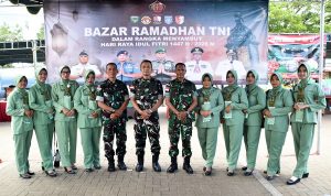Sambut Idul Fitri 1447 H, Kodim 1707/Merauke Gelar Bazar Ramadhan Untuk Ringankan Beban Masyarakat