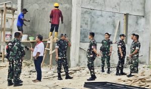 Percepat Penguatan Ekonomi: Dandim 1701/Jayapura Dampingi Danrem 172/PWY Tinjau Pembangunan KDKMP