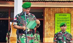 Jadi Inspektur Upacara, Letkol Mustafa Pesan Jaga Keimanan dan Etika di Medsos
