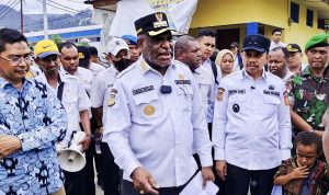 Kodim 1701/Jayapura Dukung Penataan dan Ketertiban Pasar Entrop Kota Jayapura