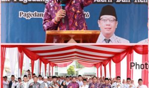 Hadiri Halal Bihalal PGRI Kec. Pagedangan, Bupati Tangerang: Komitmen Pemkab Perluas Cakupan Program Beasiswa Bagi Masyarakat Kurang Mampu