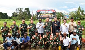 Jembatan Garuda di Bangun, Langkah Nyata TNI AD Majukan Papua Selatan