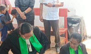 Menguatkan Iman dan Kebersamaan, Pangdam XXIV/MT Awali Pembangunan Menara Lonceng Getsemani