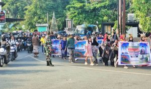 Karnaval dan Jalan Santai Warnai Peringatan Hardiknas, Koramil Japsel Dukung Amankan Rute