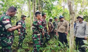 Tim Kementan Survei Lahan, Koramil Senggi dan Warga Siap Wujudkan Kawasan Pertanian Unggulan