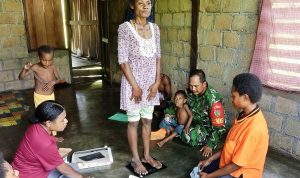 Posyandu Door to Door, Babinsa Dampingi Kader Layani Ibu Hamil hingga Lansia