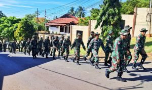 Asah Ketahanan Fisik dan Mental Prajurit, Kodim 1701/Jayapura Gelar Hanmars PSJM