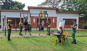 Korem 052/Wijayakrama Gelar Tes Kesamaptaan Jasmani Periodik I Tahun 2026