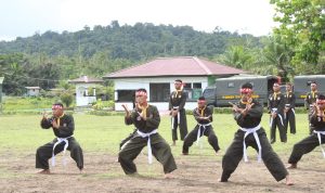 Asah Kemampuan perorangan, Prajurit Yonif TP 814/JZA Rutin Gelar Latihan PSM Setiap Hari