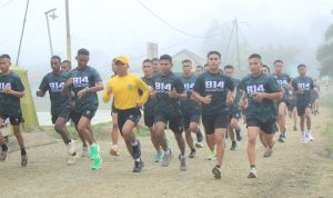 ABC Drill dan Interval Run Menu Latihan Dinamis Bagi Prajurit Yonif TP 814/JZA