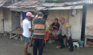Program Poliran, Bhabinkamtibmas Desa Budimulya Jalin Kedekatan dengan Warga