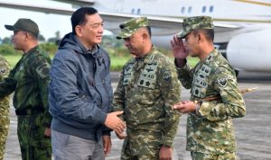 Letkol Czi Dili Eko Setyawan Sambut Menhan RI di Merauke, Perkuat Ketahanan Pangan Papua Selatan
