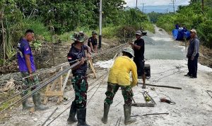 Dari Gotong Royong Lahir Infrastruktur: Jembatan Garuda Butuo II Sisa 10% Siap Difungsikan