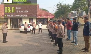 Kapolsek Panongan Pimpin Apel Pagi, Tekankan Kedisiplinan dan Kesiapsiagaan Personel