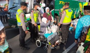 Amankan Kepulangan Jemaah Haji Asal Kebumen,Polres Kebumen Terjunkan 193 Personel
