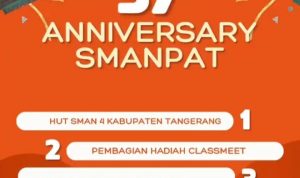 HUT Ke-37 SMA Negeri 4 Kabupaten Tangerang Berlangsung Meriah, Diisi Pembagian Hadiah dan Pentas Seni