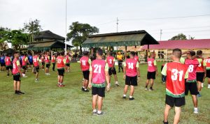 Penuh Semangat, Ratusan Personel Kodim 1707/Merauke Ikuti Tes Garjas Periodik I Tahun 2026