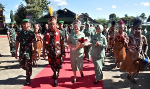 Kunjungi Kodim 1707/Merauke; Pangdam XXIV/Mandala Trikora Tekankan Prajurit Profesional, Responsif dan Humanis