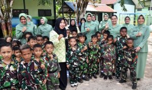 Ketua Persit KCK Daerah XXIV/Mandala Trikora Tinjau Pendidikan, Kesehatan dan Umkm di Kodim 1707/Merauke