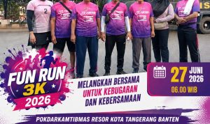 Ketua dan Sekretaris Pokdarkamtibmas Resor Kota Tangerang Banten Ikuti Fun Run HUT Bhayangkara ke-80, Sekretaris dan ketua Raih Hadiah Undian