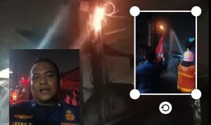 Warga Panik Akibat Korsleting Gardu Listrik, Beruntung Petugas Damkar Cepat Tiba Dilokasi
