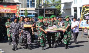 Sinergitas TNI-Polri Menghangat di Mapolres, Kodim 0709 Kebumen Beri Kejutan Hari Bhayangkara ke-80