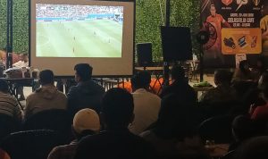Semarak Piala Dunia 2026, Nobar Gembira Korem 052/Wijayakrama Perkokoh Kemanunggalan TNI dengan Rakyat