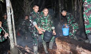 Si Jago Merah berhasil dijinakkan Prajurit Yonif TP 814/JZA di Distrik Yapsi