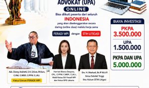 FERADI WPI dan STIH Litigasi Buka Pendaftaran PKPA dan UPA Online, Peserta dari Seluruh Indonesia Dapat Mengikuti