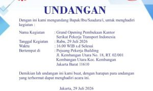 Grand Opening Kantor Serikat Pekerja Transport Indonesia Resmi Digelar, PT PAA Perkuat Sinergi Perjuangkan Hak Pekerja