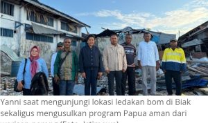 Pascawayah Ledakan di Biak, Yanni Inisiasi Program “Papua Aman dari Warisan Perang”