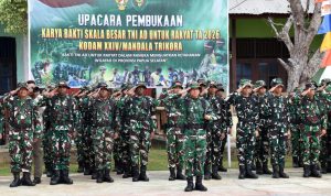 Karya Bakti Skala Besar TNI AD, Perkuat Pembangunan dan Kesejahteraan Masyarakat Papua Selatan