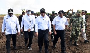 Dukung Ketahanan Pangan Nasional, Dandim 1707/Merauke Hadiri Gerakan Tanam Padi Bersama Menteri Pertanian RI