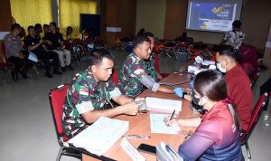 Hadir Untuk Kemanusiaan, Personel Kodim 1707/Merauke Ikuti Donor Darah Hari Pajak 2026