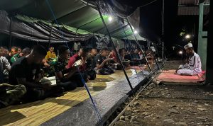 Perkuat Mental Spiritual di Medan Tugas, Prajurit Yonif TP 860/NSK Gelar Pengajian dan Yasinan Rutin di Waropen