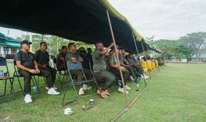 Nobar Jadi Ajang Silaturahmi, Pangdam XXIV/MT Bangun Kekompakan Prajurit