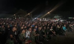 Nobar Final Piala Dunia 2026, Yonif TP 820/DAAI Perkuat Soliditas dan Kebersamaan di Bumi Amungsa