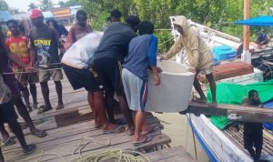 Material TMMD ke-129 Siap Berlayar ke Kampung Wanam, Dukung Percepatan Pembangunan