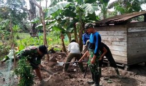 TMMD ke-129 Kodim 1707/Merauke Wujudkan Sanitasi Layak, Pembangunan MCK Resmi Dimulai