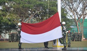 Upacara Bendera Jadi Momentum Perkuat Disiplin dan Pengabdian Prajurit Kodam XXIV/MT