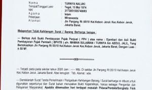 Kehilangan Dokumen PPH dan BPHTB, Warga Kebon Jeruk Laporkan ke Polres Metro Jakarta Barat